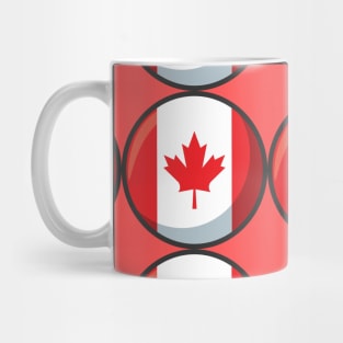 Canada National Flag Pattern Mug